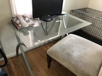 Glass Desk Table