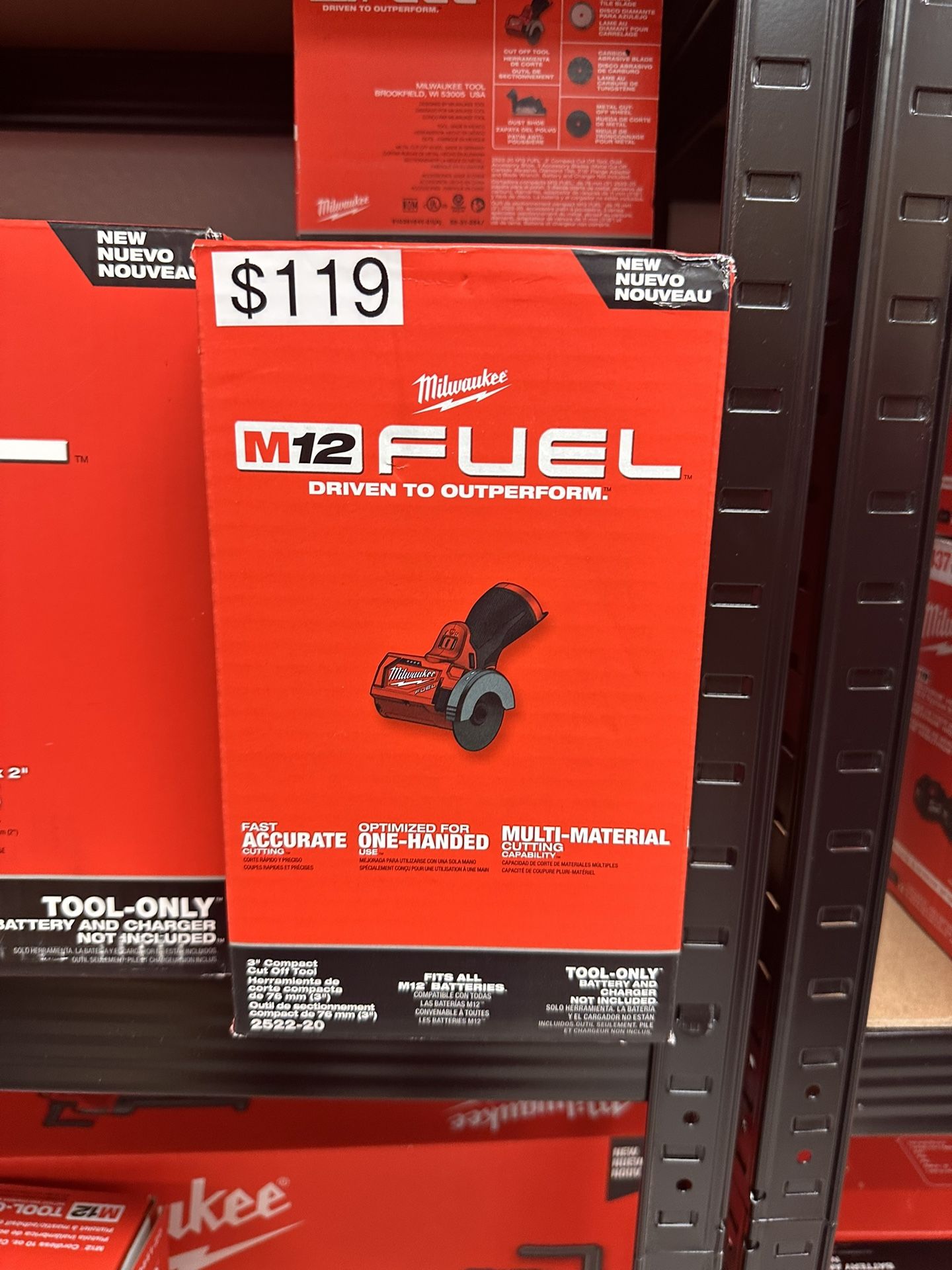 Milwaukee M12 Fuel 3” Compact Cut Off Tool