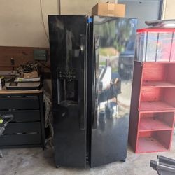 Kenmore Elite Black Side-by-Side Refrigerator 