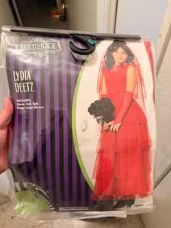 Beetlejuice Lydia Deetz Child Costume Size 12-14