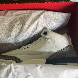 Jordan Retro 3 White Cement Reimagined GS
