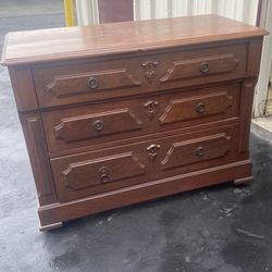 Table /wood Dresser / Mirror/ Bird Cage 