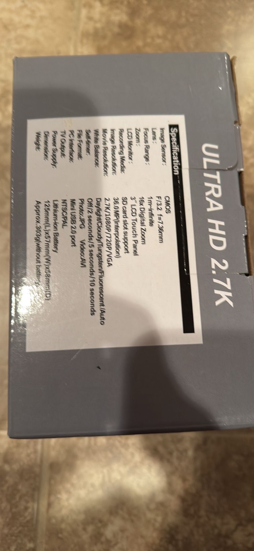 Video Camera 2.7k