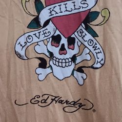 Vintage Ed Hardy Love Kills Slowly Tshirt Large 