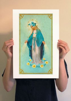 Saint Lady Gaga Art Print