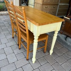 Writing Table And Chairs 