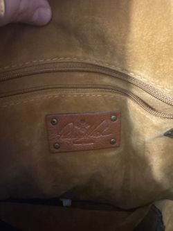 Patricia Nash Tooled Leather Backpack & Matching Wallet Set – Brown Vintage Boho