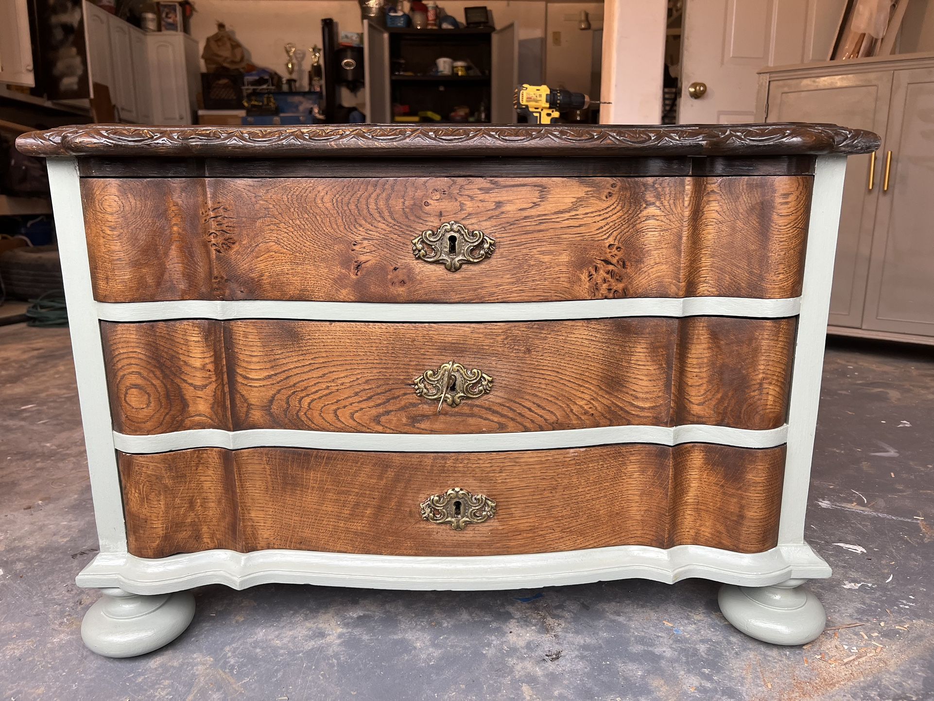 Restored Antique Dresser/side Table 