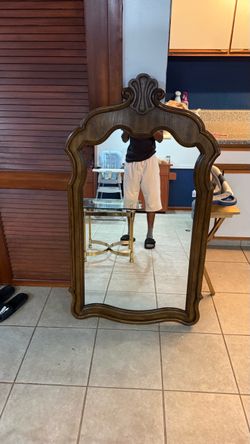 Vintage Drexel French Provincial wall mirror