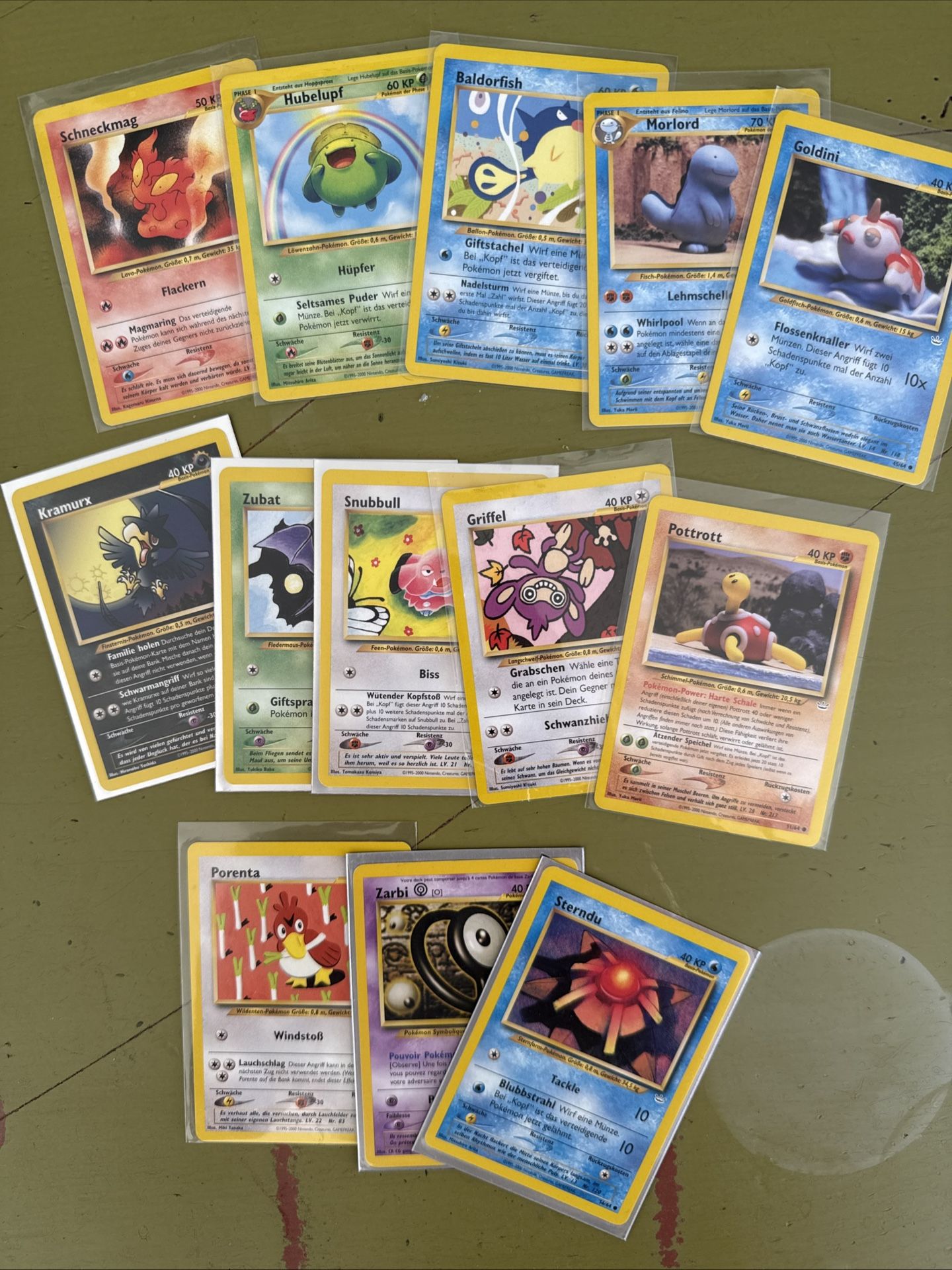 German Pokemon cards