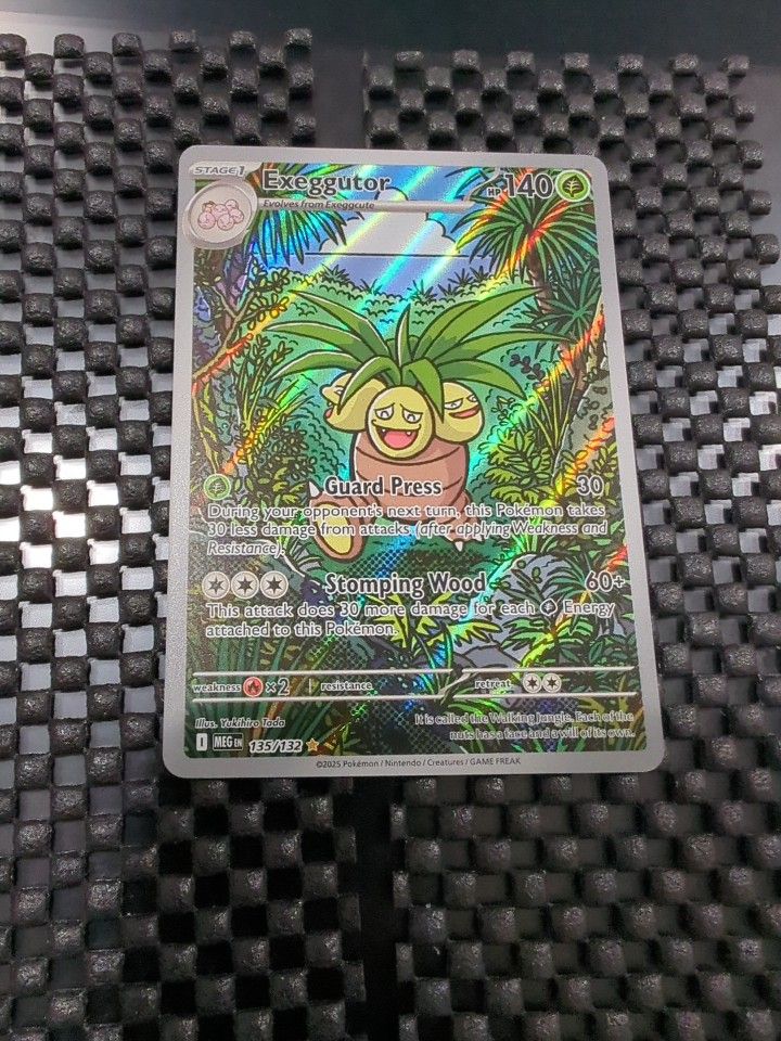 Exeggutor 135/132 Illustration Rare Pokemon Mega Evolution NM