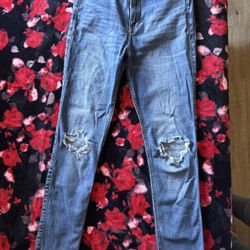 Dark Blue Hollister Skinny Jeans 