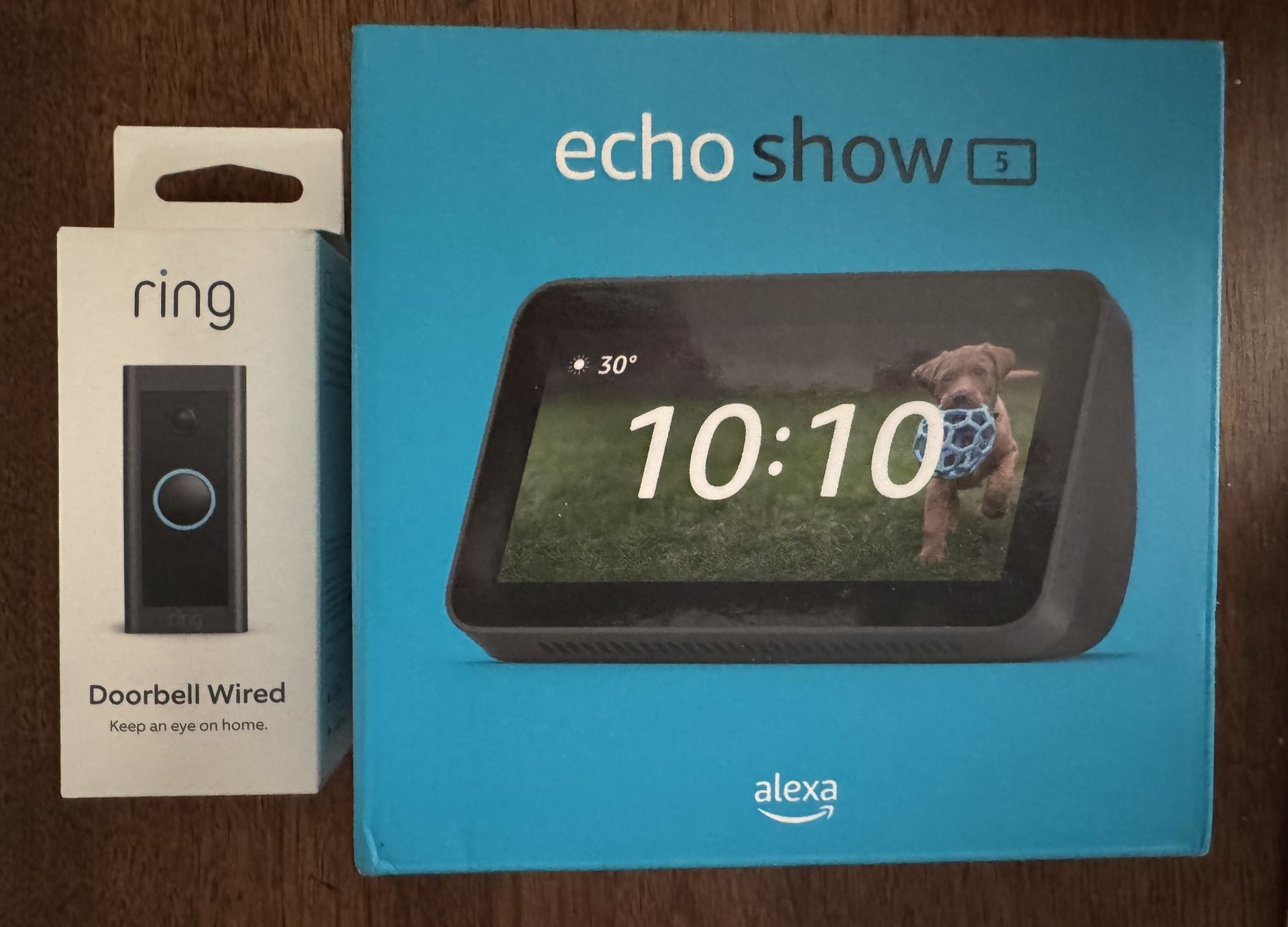 Ring Door Bell with Echo Show 5 Bundle