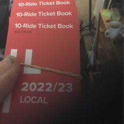 30 Bus Passes Half Priced Normally $84 Selling For $45