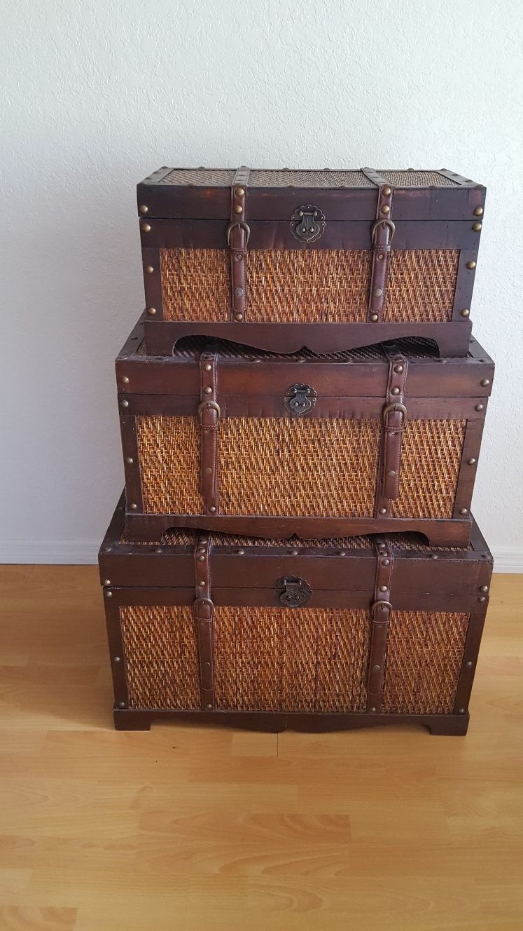 3 trunks large medium small