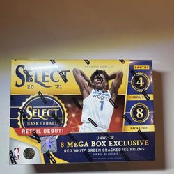 2020-2021 Panini Select NBA Basketball MEGA Box Exclusive Factory Sealed