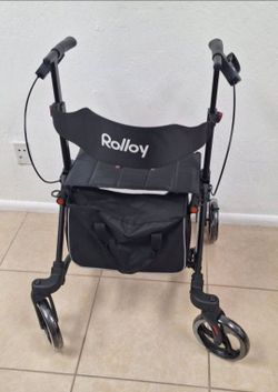 Rolloy Ultra Compact Master Rollator Walker, a lightweight and portable walking assistant