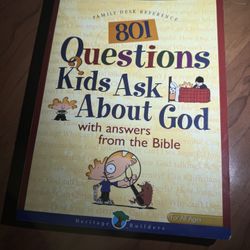 801 Questions Kids Ask About God Book 