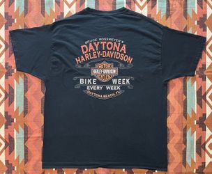 Vintage Hanes Beefy 2010 Harley-Davidson Daytona Bike Week T-Shirt  Men’s XL/2XL