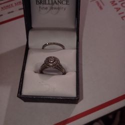 10k White Gold Rings Real Diamonds 