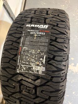 Brand New Radar Renegade A/T Pro 305/45R22 Tire