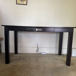 Black Wood Desk