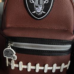 Raiders backpack purse