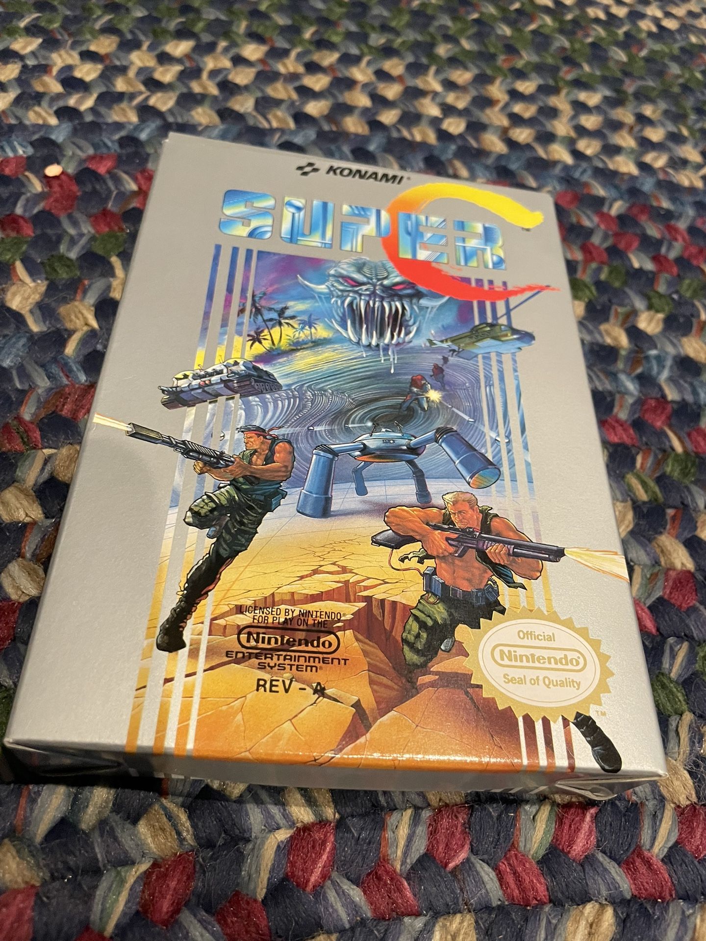 Super C (Contra) for NES Complete in Box