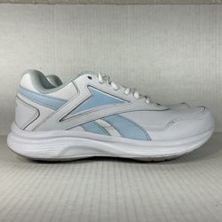 Reebok Walk Ultra 7 DMX MAX Size 7.5 Womens Shoes White Blue Athletic Walking