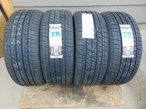 4 New 215 55 17 Mastercraft Touring SRT Tires 94T *date 2022* *65,000 MILE TIRE* *Made in USA*