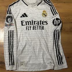 Real Madrid 24/25 Home Long Sleeve Raul Asencio Jersey 
