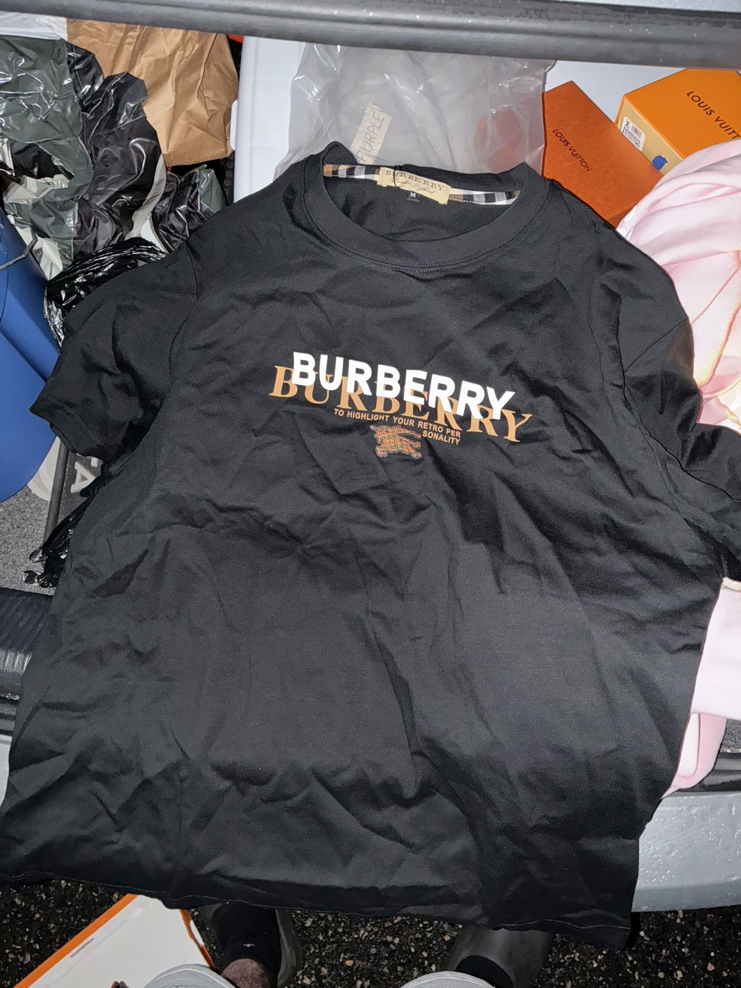Burberry Shirt men’s Size m New