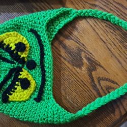 Grinch Beanie Crochet