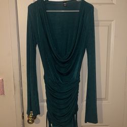 Green Shein Dress Size Medium