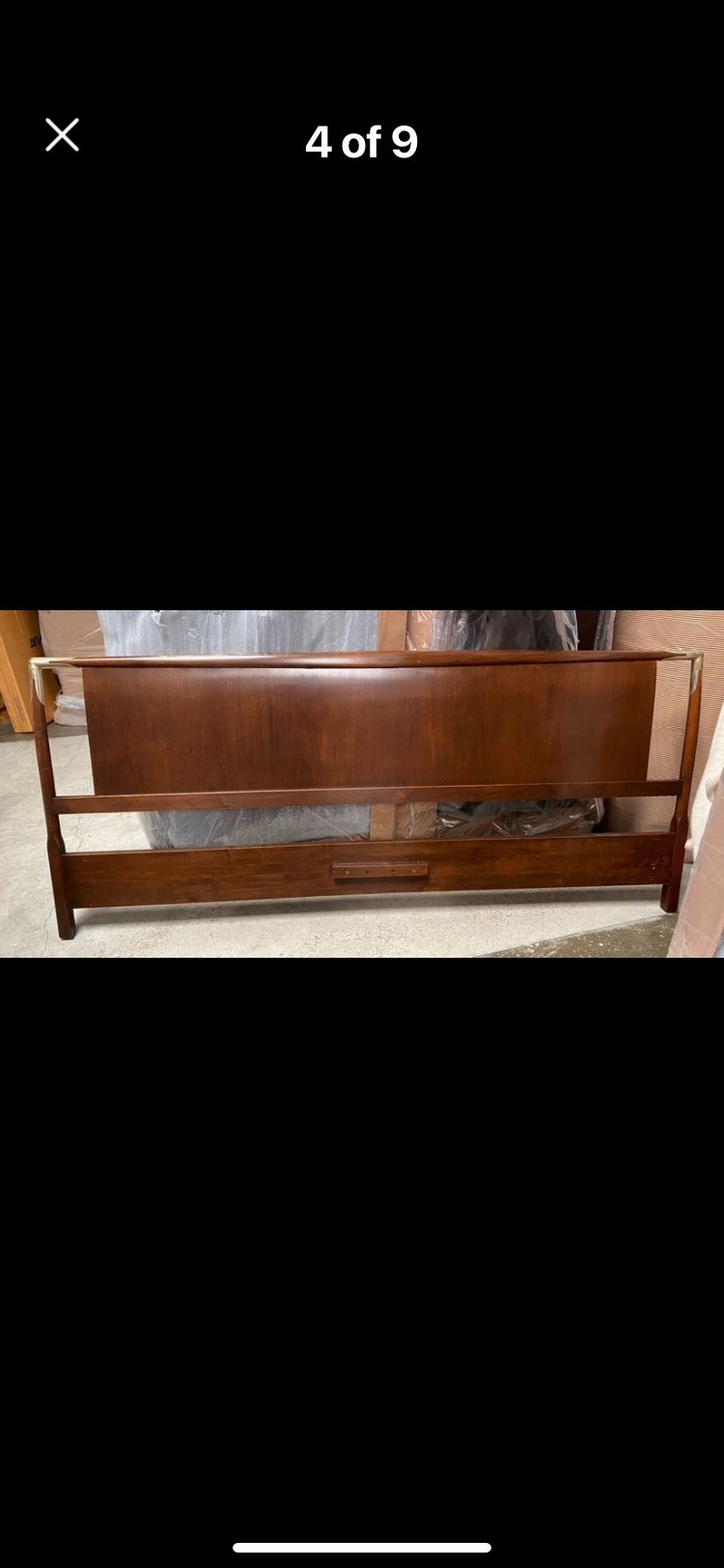 Prestigious Midcentury Widdicomb King Size Headboard