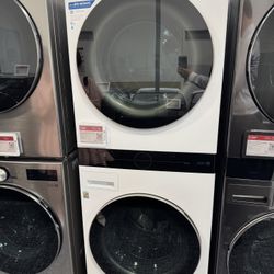 LG Washer And Dryer Electric Model Stacked Units