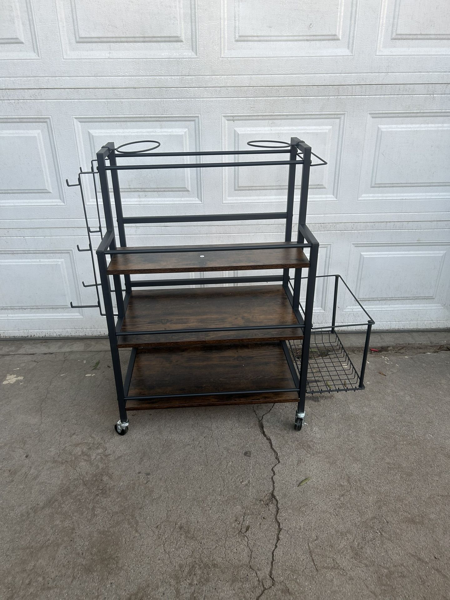 Home Gym Storage, 4 Tier Large Capacity Rack for Dumbbells Kettlebells Foam Roller, Yoga Mat Strap and Resistance Bands, Exercise/Workout Equipment St