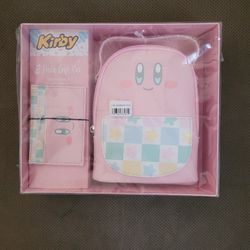 ❤️Kirby Mini Backpack & Wallet 2 Piece Gift Set!! ❤️