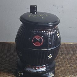 Vintage Cookie Jar Made In Japan 7.5"X6.5"