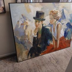Oil On Canvas 4ftx5ft Orig