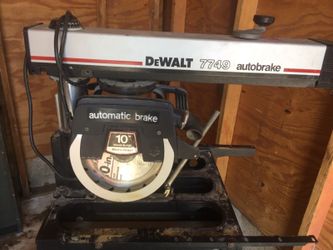 Dewalt 7749 radial arm cheap saw