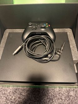 Xbox One X Console with Controller and Cables