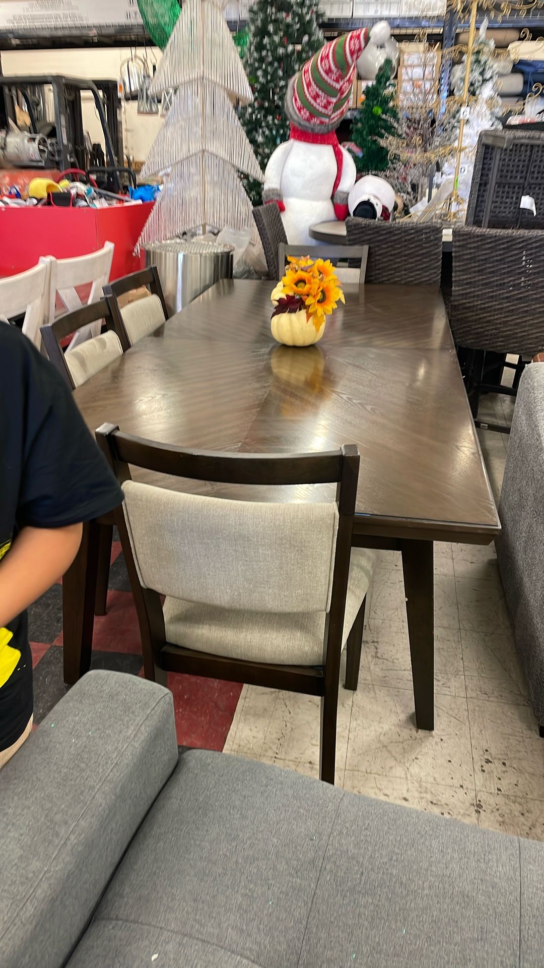 Wood Dining Table With 4 Chairs