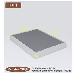 10 inch full mattress and box spring only used 3 times