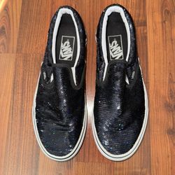 Sequin Slip On Vans 