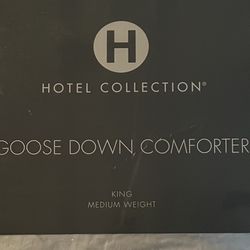 Goose Down Medium Weight Comforter, King