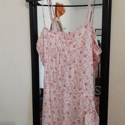 Pink Flower Dress
