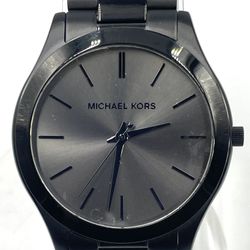 Michael Kors MK8507 Slim Runway Black Dial Steel Quartz Men’s Fashion Watch 