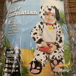 Spooktacular Creations Baby Dalmatian Puppy Costume for Infant Toddler Kids Dog Costume