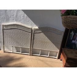2 Twin Headboards And 2 End tables 